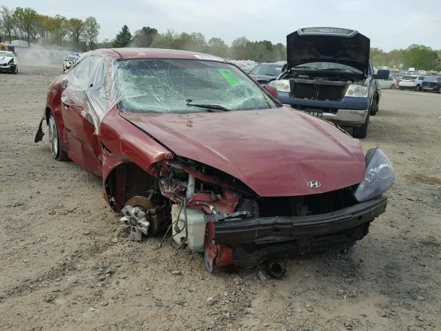 KMHHN66F97U240990 - 2007 HYUNDAI TIBURON GT BURGUNDY photo 1