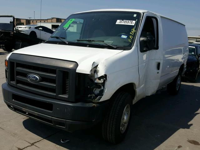 1FTNE24W08DB19298 - 2008 FORD ECONOLINE WHITE photo 2