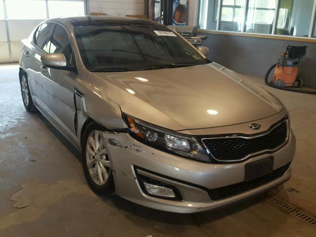 5XXGN4A70EG275036 - 2014 KIA OPTIMA EX SILVER photo 1