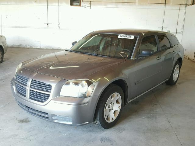 2D4FV48T65H570964 - 2005 DODGE MAGNUM SE GRAY photo 2