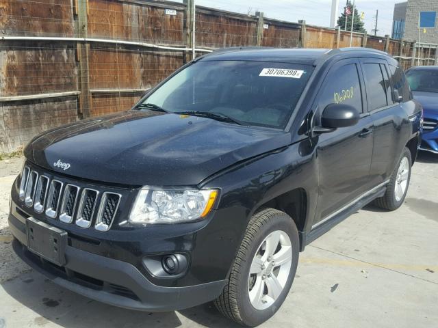 1C4NJDBB3CD539668 - 2012 JEEP COMPASS SP BLACK photo 2