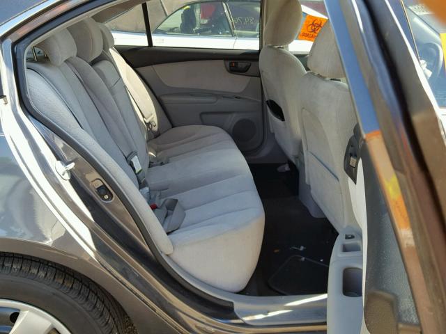 KNAGE123385251474 - 2008 KIA OPTIMA GRAY photo 6