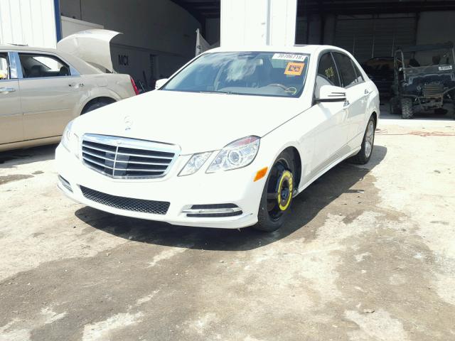 WDDHF7CB7BA416685 - 2011 MERCEDES-BENZ E 550 WHITE photo 2