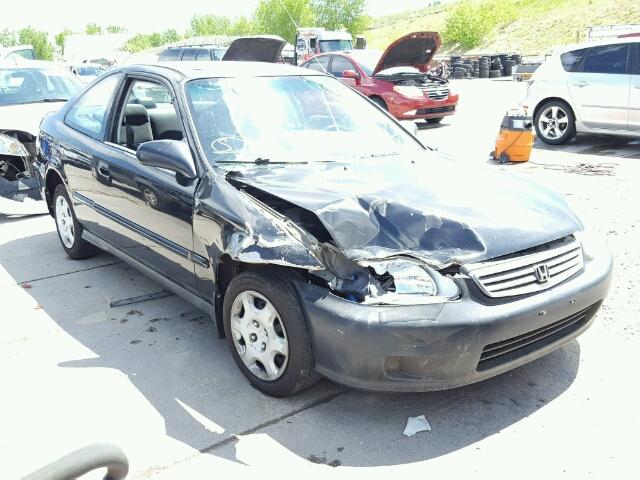 1HGEJ8240YL077691 - 2000 HONDA CIVIC EX BLACK photo 1