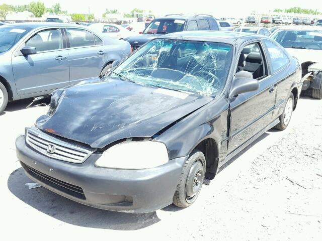 1HGEJ8240YL077691 - 2000 HONDA CIVIC EX შავი ფოტო 2