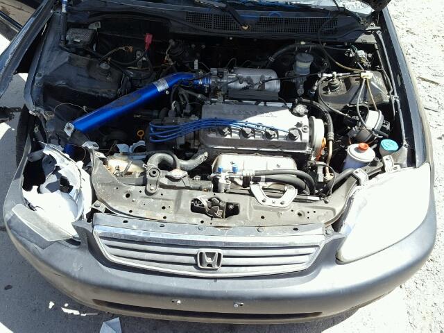 1HGEJ8240YL077691 - 2000 HONDA CIVIC EX შავი ფოტო 7