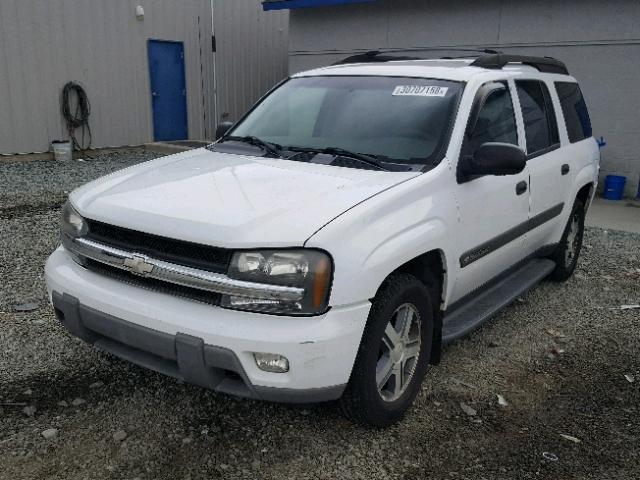 1GNES16S546131188 - 2004 CHEVROLET TRAILBLAZE WHITE photo 2