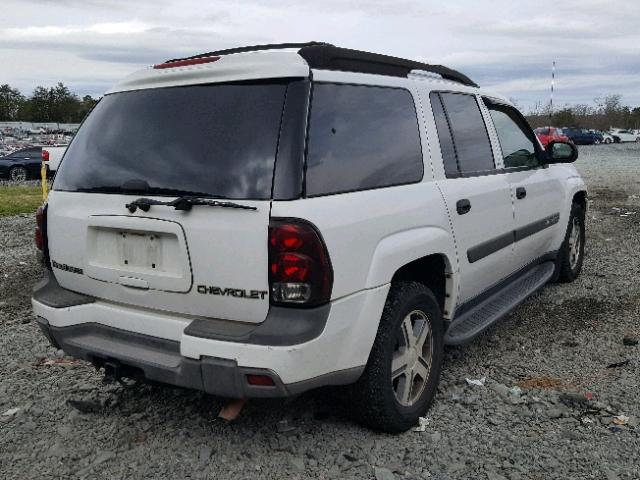 1GNES16S546131188 - 2004 CHEVROLET TRAILBLAZE WHITE photo 4