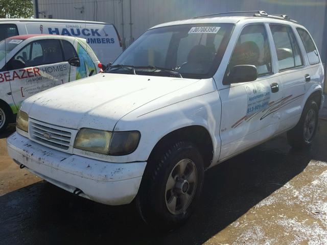 KNDJA7237S5515259 - 1995 KIA SPORTAGE WHITE photo 2