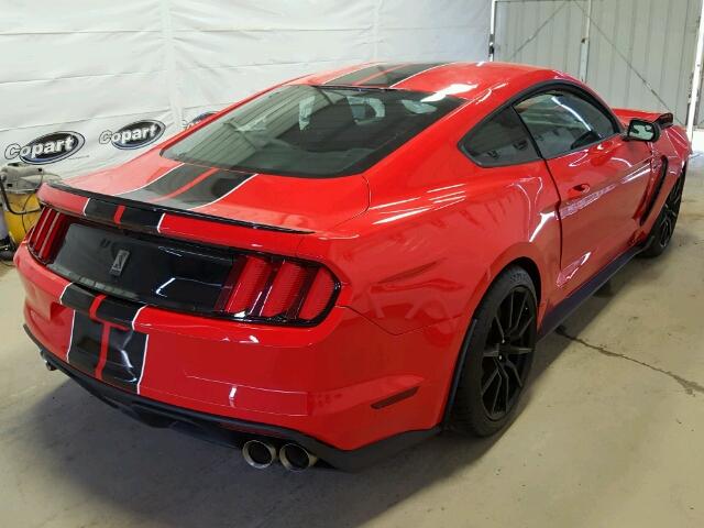 1FA6P8JZ7G5526176 - 2016 FORD MUSTANG SH RED photo 4