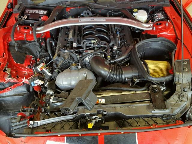 1FA6P8JZ7G5526176 - 2016 FORD MUSTANG SH RED photo 7