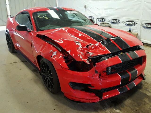 1FA6P8JZ7G5526176 - 2016 FORD MUSTANG SH RED photo 9