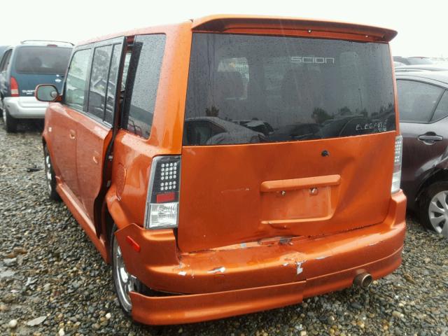 JTLKT324740159156 - 2004 TOYOTA SCION XB ORANGE photo 3