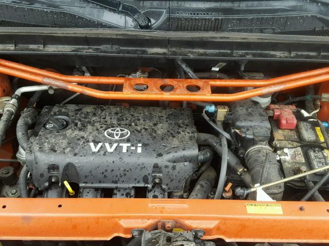 JTLKT324740159156 - 2004 TOYOTA SCION XB ORANGE photo 7