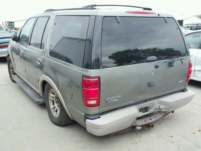 1FMRU17L5XLB08460 - 1999 FORD EXPEDITION GREEN photo 3