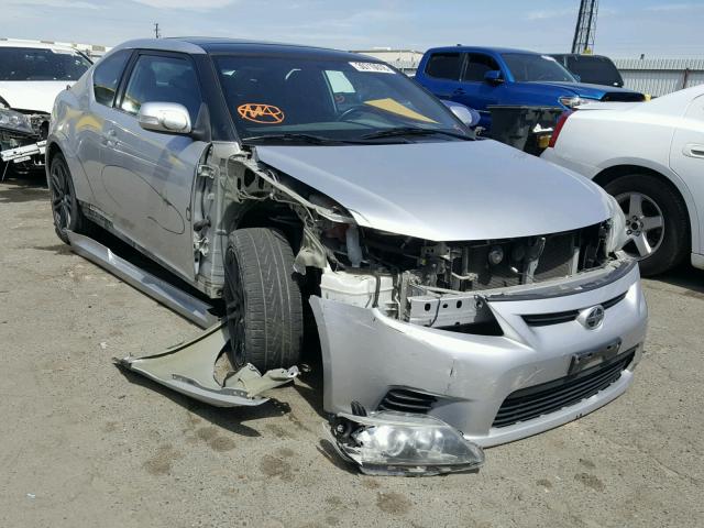 JTKJF5C70B3002687 - 2011 TOYOTA SCION TC SILVER photo 1