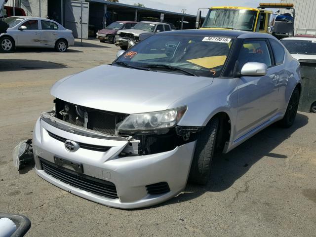 JTKJF5C70B3002687 - 2011 TOYOTA SCION TC ვერცხლისფერი ფოტო 2