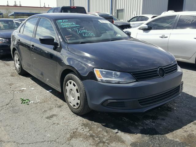 3VW2K7AJ6EM431754 - 2014 VOLKSWAGEN JETTA BASE 黑色 照片 1