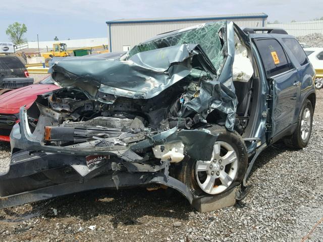 1GKER23D89J131033 - 2009 GMC ACADIA SLT მწვანე ფოტო 2
