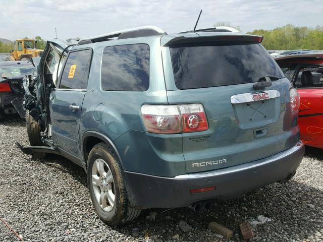 1GKER23D89J131033 - 2009 GMC ACADIA SLT მწვანე ფოტო 3