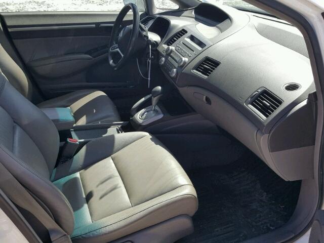 2HGFA1F02AH002044 - 2010 HONDA CIVIC EXL WHITE photo 5