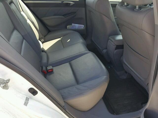 2HGFA1F02AH002044 - 2010 HONDA CIVIC EXL WHITE photo 6