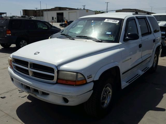 1B4HS28Y2WF118928 - 1998 DODGE DURANGO WHITE photo 2