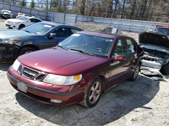 YS3ED49A243512210 - 2004 SAAB 9-5 ARC MAROON photo 2