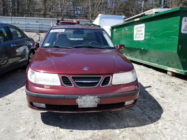 YS3ED49A243512210 - 2004 SAAB 9-5 ARC MAROON photo 9