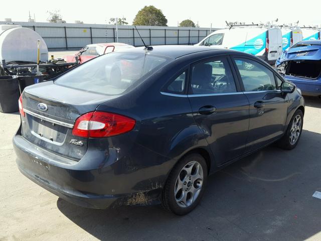 3FADP4CJ3BM145483 - 2011 FORD FIESTA SEL GRAY photo 4