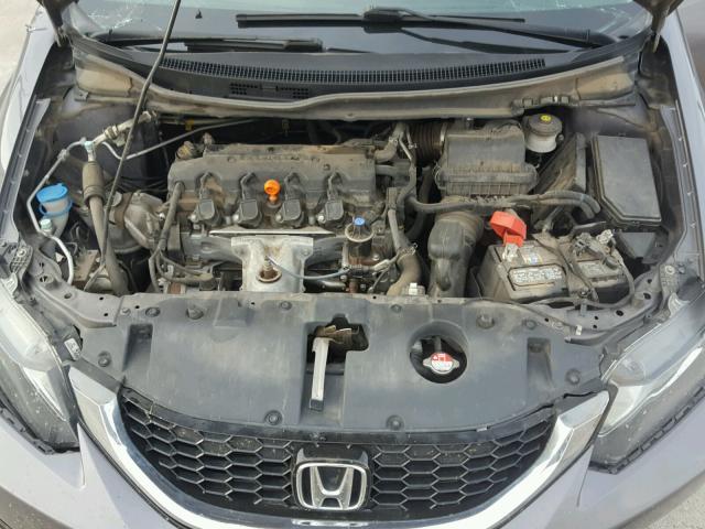 19XFB2F95FE093975 - 2015 HONDA CIVIC EXL GRAY photo 7