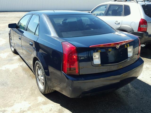 1G6DM57NX30157112 - 2003 CADILLAC CTS BLUE photo 3