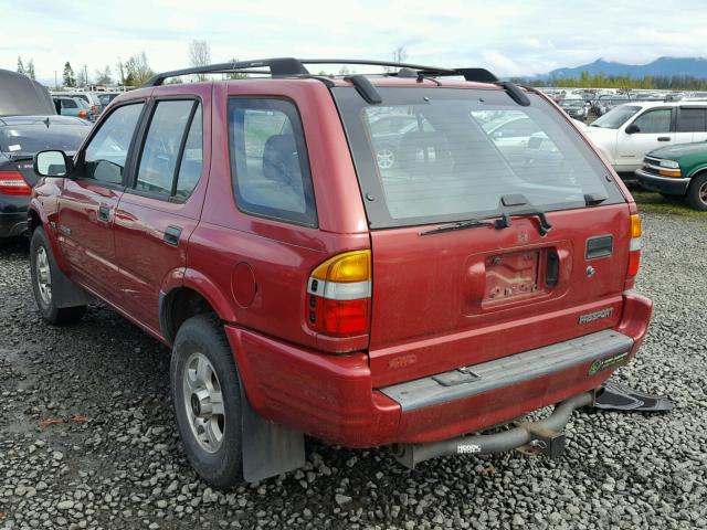 4S6CM58W6W4412144 - 1998 HONDA PASSPORT E RED photo 3