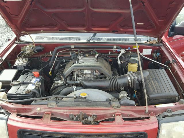 4S6CM58W6W4412144 - 1998 HONDA PASSPORT E RED photo 7