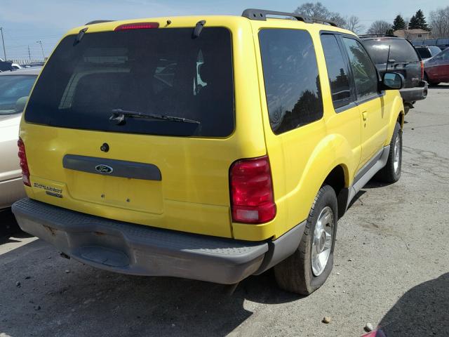 1FMZU70E13UB03954 - 2003 FORD EXPLORER S YELLOW photo 4