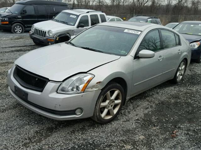 1N4BA41E24C925929 - 2004 NISSAN MAXIMA SE SILVER photo 2