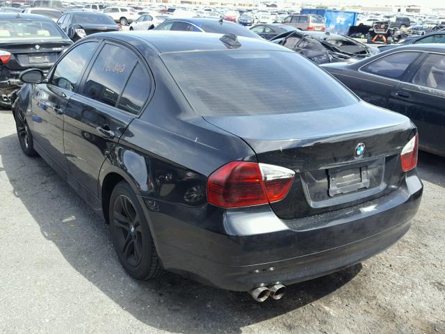 WBAVC93558K037857 - 2008 BMW 328 XI BLACK photo 3