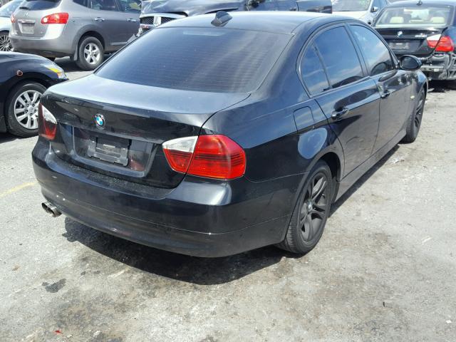 WBAVC93558K037857 - 2008 BMW 328 XI BLACK photo 4