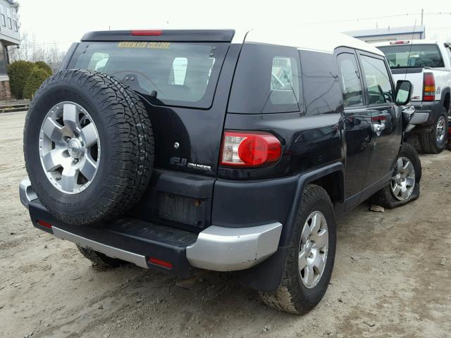 JTEBU11F38K050215 - 2008 TOYOTA FJ CRUISER BLACK photo 4