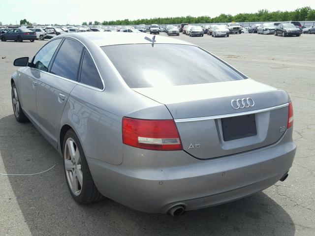 WAUEG74F26N026424 - 2006 AUDI A6 S-LINE SILVER photo 3