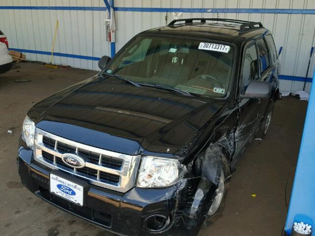 1FMCU0D76CKC53837 - 2012 FORD ESCAPE XLT BLACK photo 2