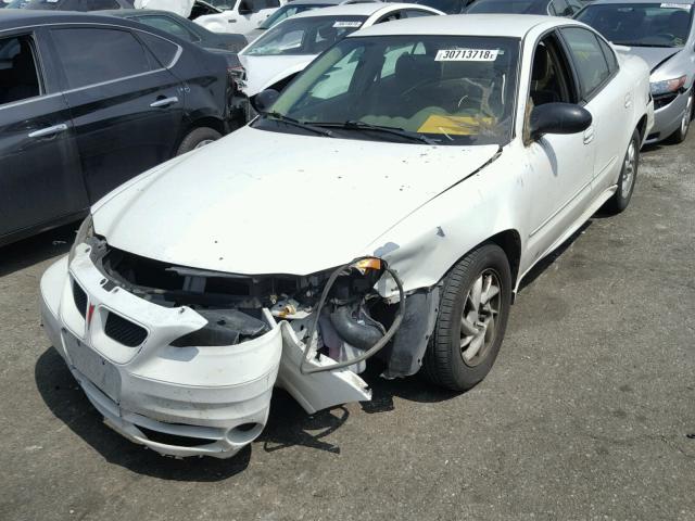 1G2NF52E94M643041 - 2004 PONTIAC GRAND AM S WHITE photo 2