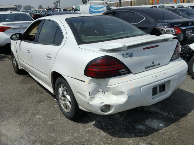 1G2NF52E94M643041 - 2004 PONTIAC GRAND AM S WHITE photo 3