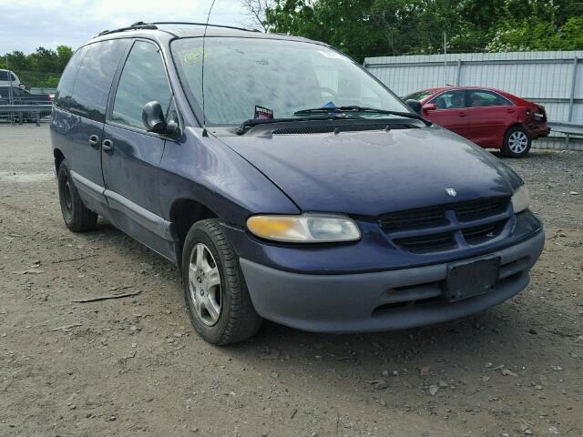 1B4GP45RXWB510701 - 1998 DODGE CARAVAN SE PURPLE photo 1