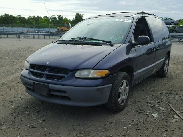 1B4GP45RXWB510701 - 1998 DODGE CARAVAN SE PURPLE photo 2