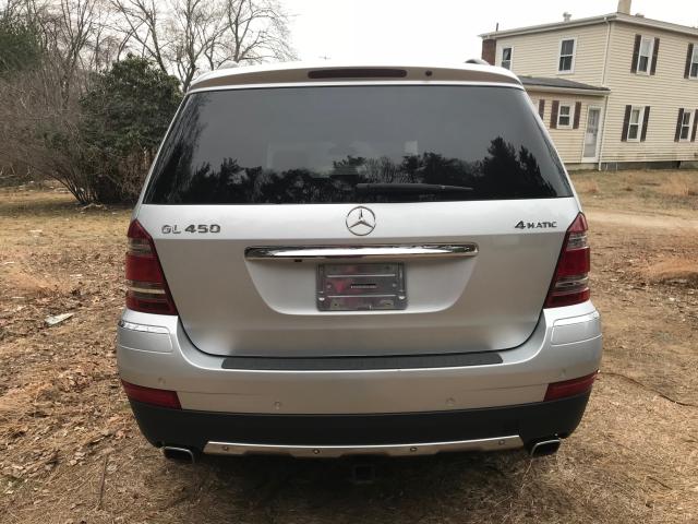 4JGBF71E87A163327 - 2007 MERCEDES-BENZ GL 450 4MA SILVER photo 4