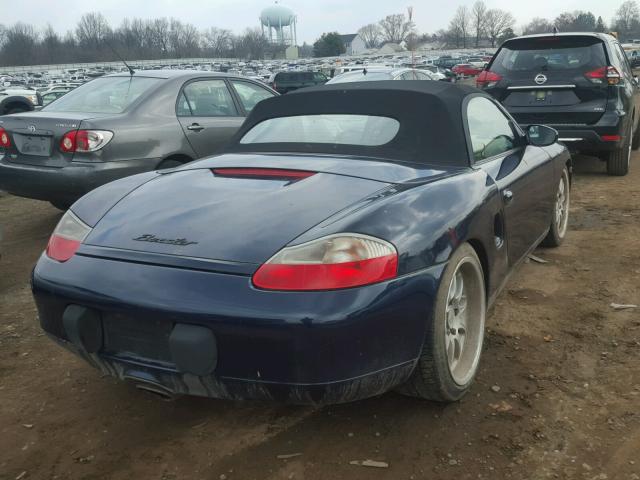 WP0CA2987YU626616 - 2000 PORSCHE BOXSTER BLUE photo 4