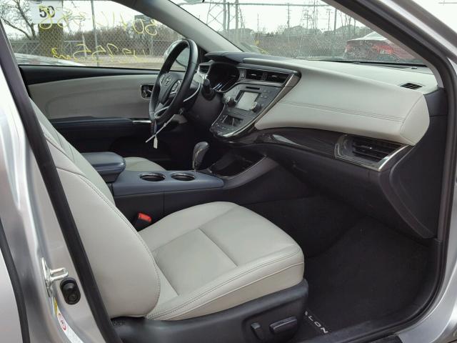 4T1BK1EB3DU051473 - 2013 TOYOTA AVALON BAS SILVER photo 5