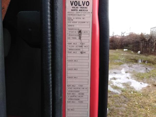 4V4MC9EG19N281734 - 2009 VOLVO VN VNM RED photo 8