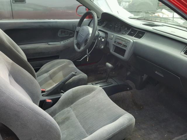 2HGEJ1230SH539475 - 1995 HONDA CIVIC EX RED photo 5